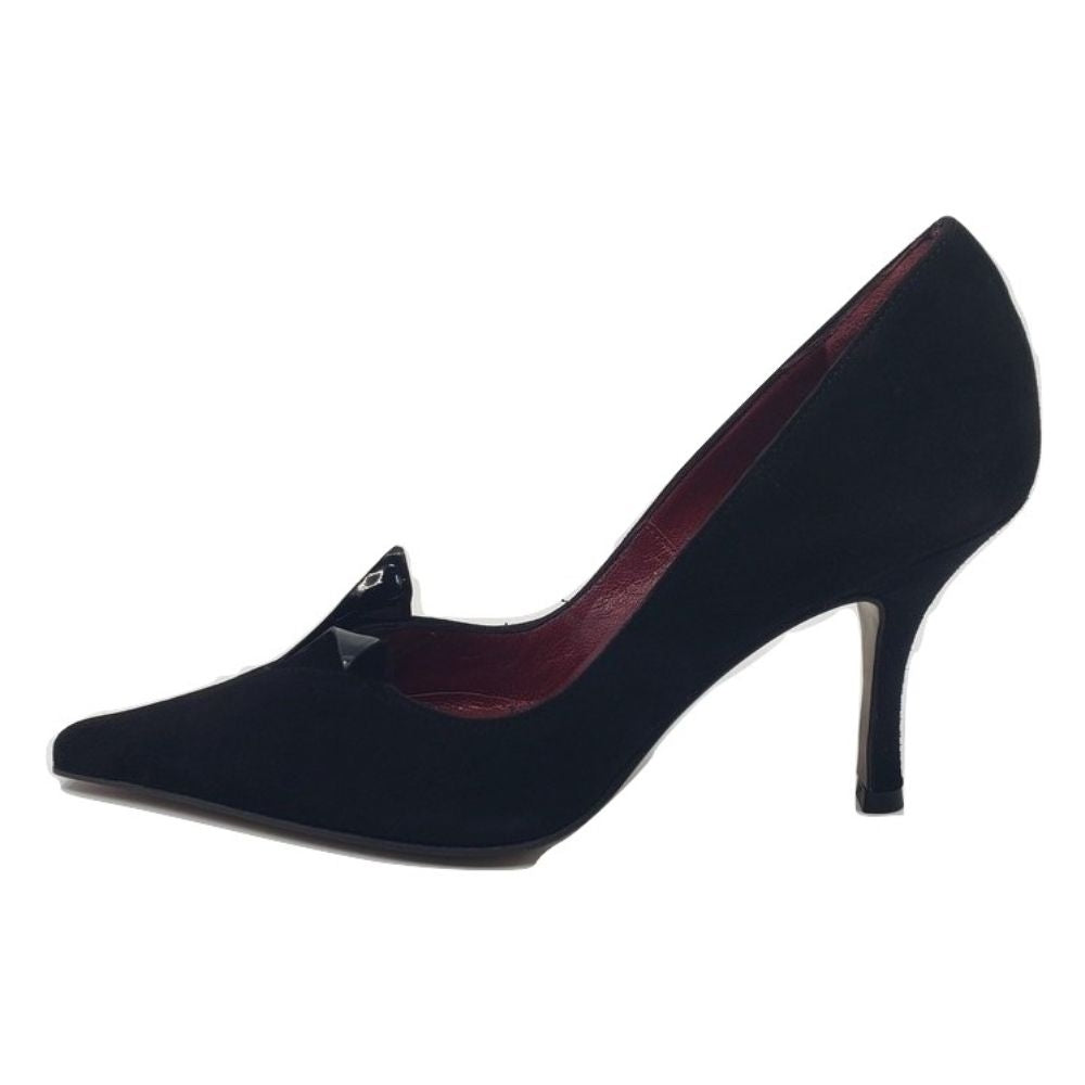 2503 Camosci Vernice Black Suede Versani Pumps
