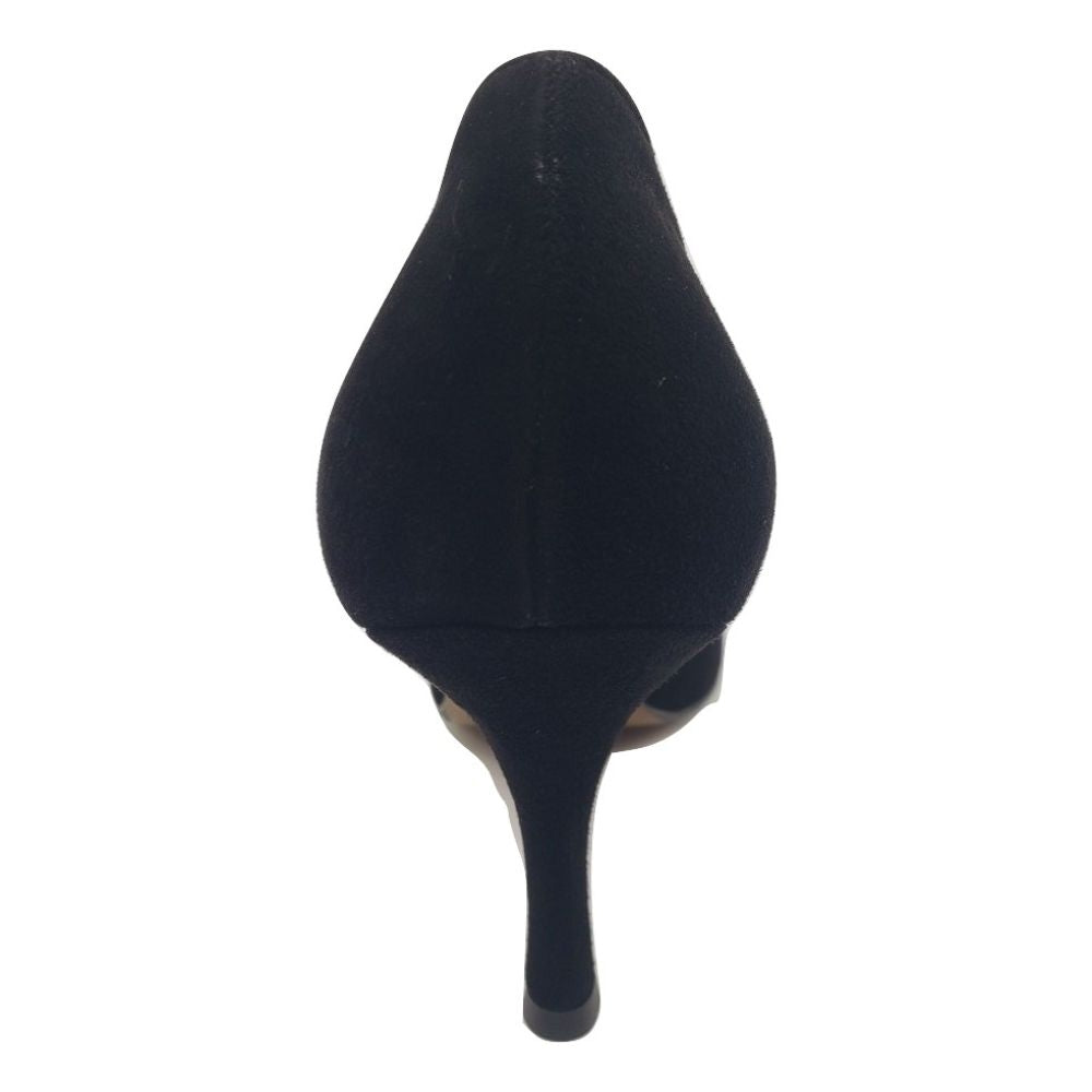 2503 Camosci Vernice Black Suede Versani Pumps