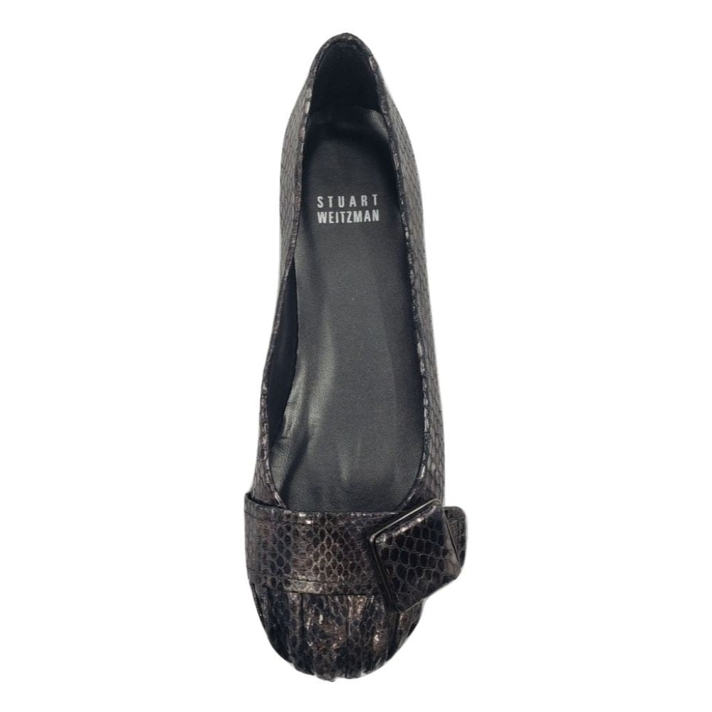 Flatso Gunmetal Donald Pliner Wedge Flats