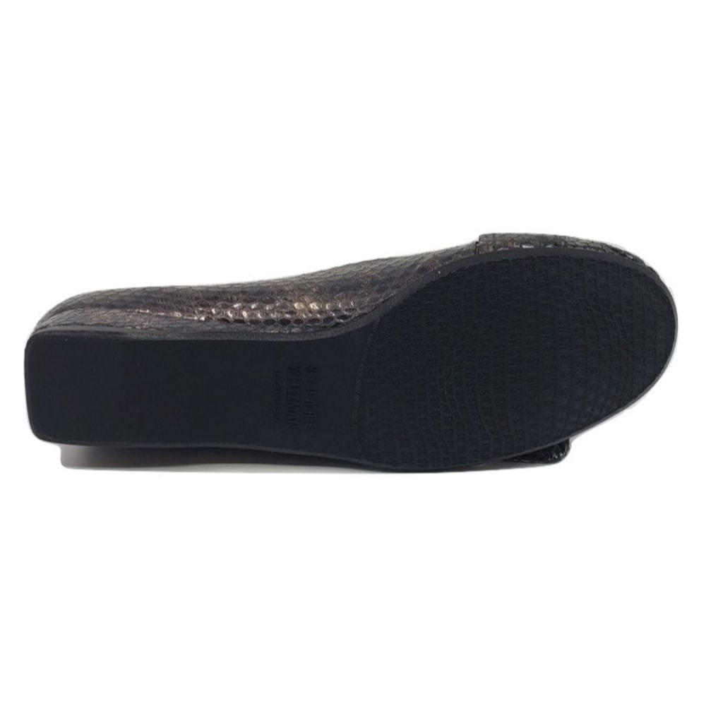 Flatso Gunmetal Donald Pliner Wedge Flats