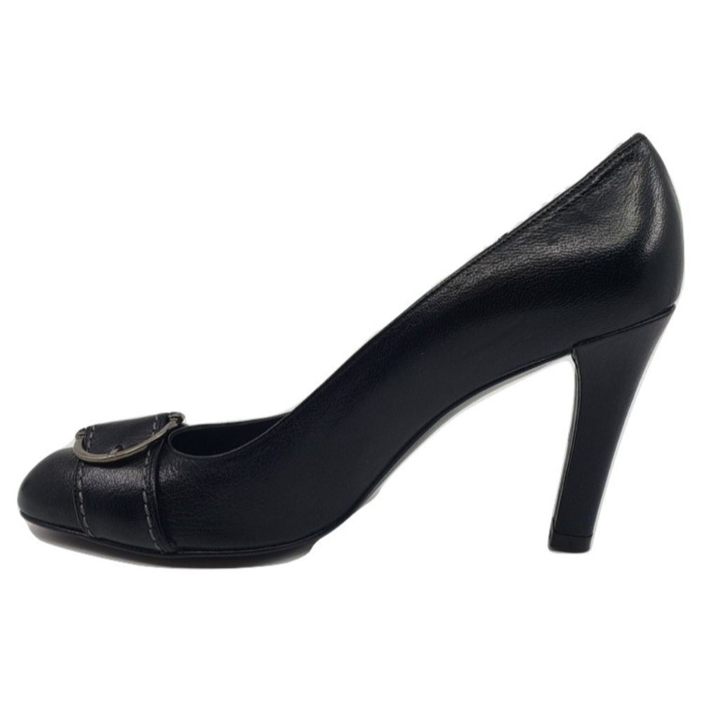 8W 04570 Black Leather Stuart Weitzman Pumps