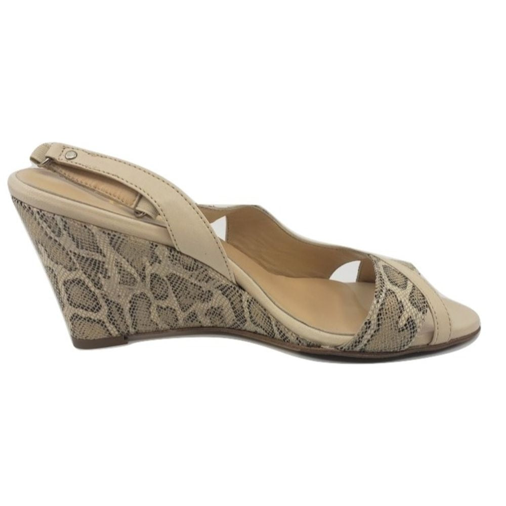 Anna Zeppa Santiago Nuage Bettina Wedge Leather Sandal