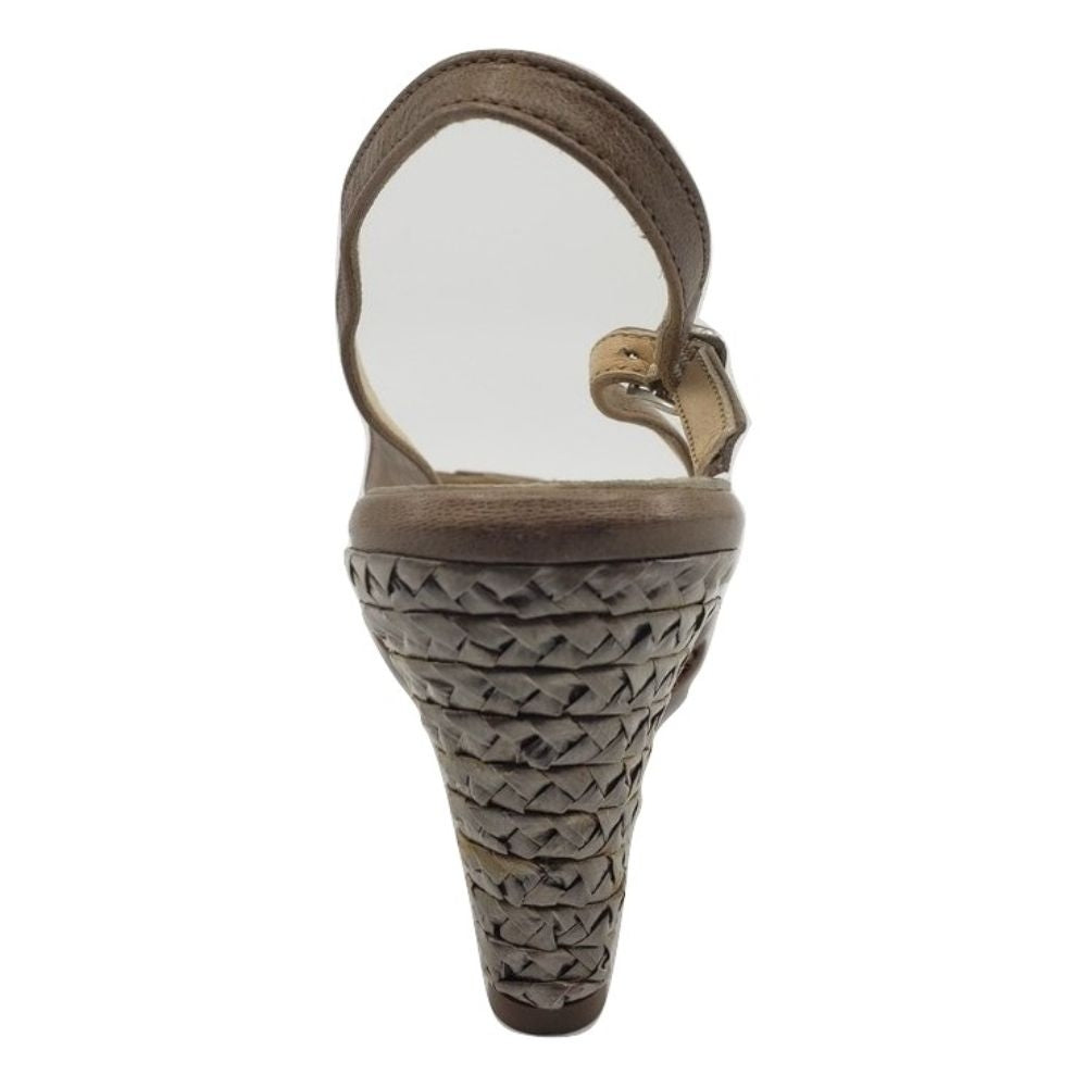 Anna z89 Coccinelle Ibis Taupe Bettina Wedge Sandal