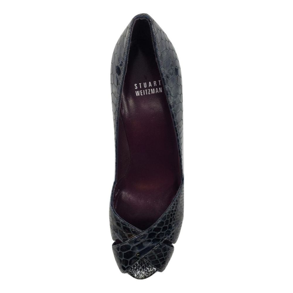 Stuart Weitzman Womens Dresser Crystal Patent Pump