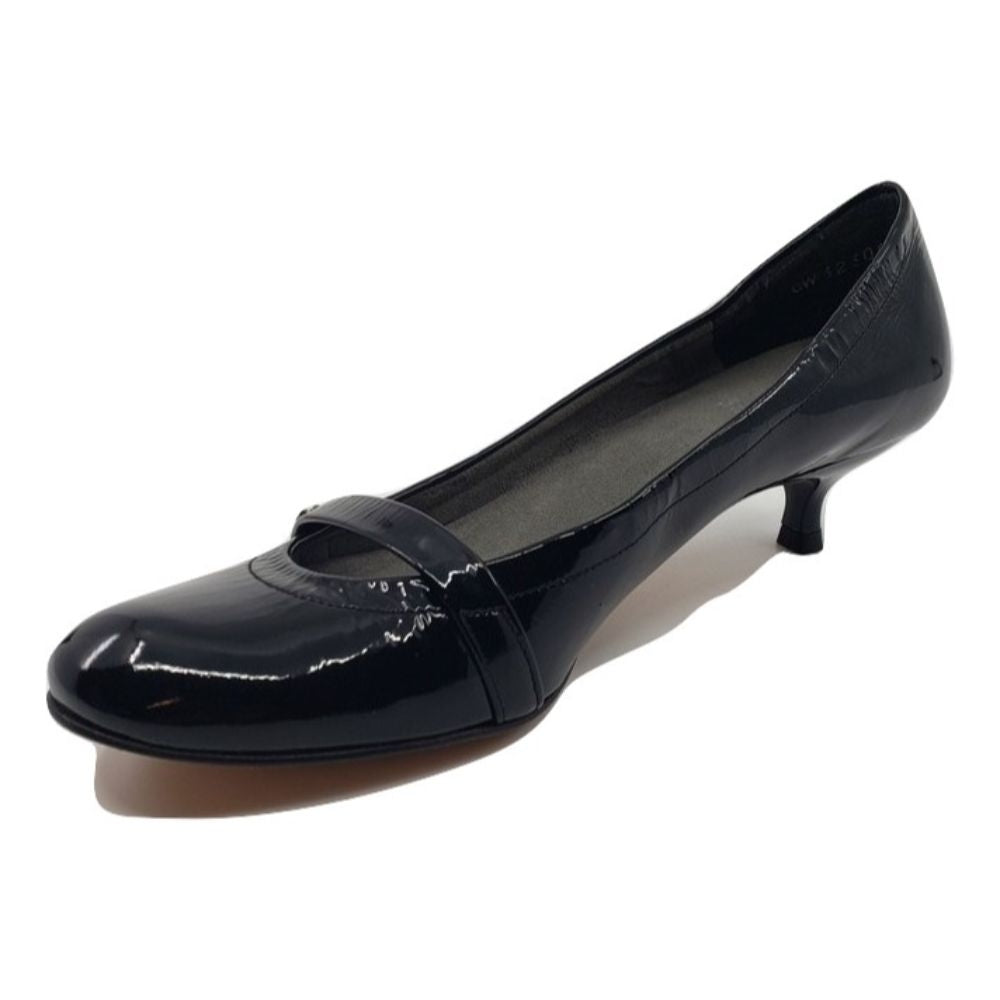 Mystud Black Patent Leather Stuart Weitzman Pumps