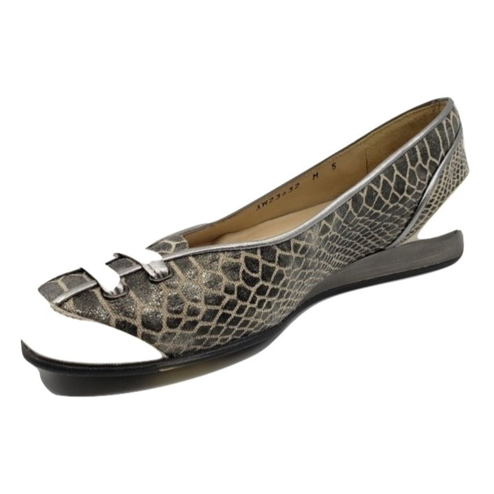 Peppy Pewter Boatex Stuart Weitzman Loafer Flats