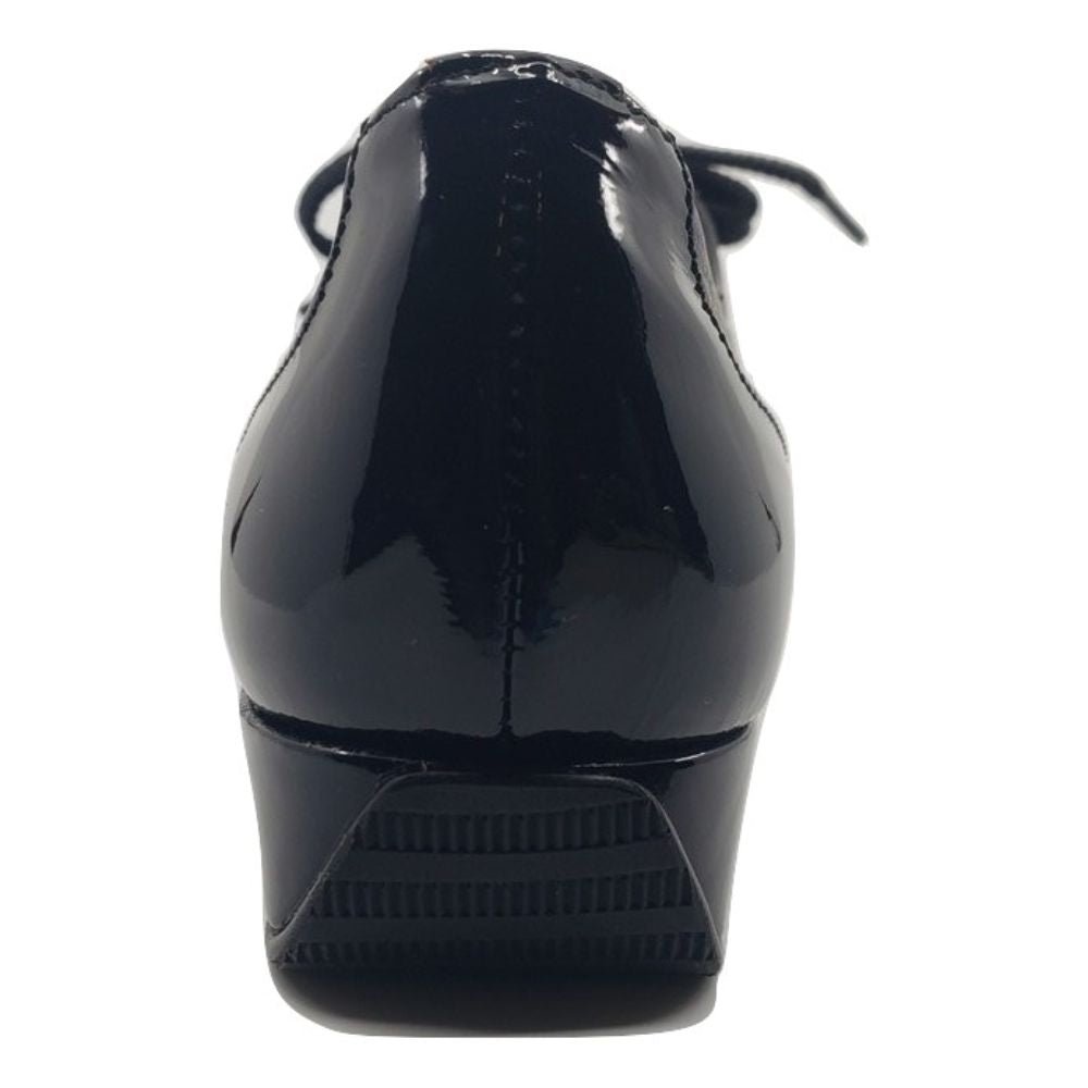 Eunice Black Leather Amalfi Sneaker Flats
