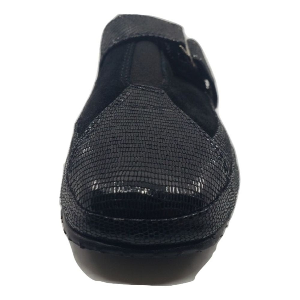 Egadi Black Mintejus Fabric and Leather Amalfi Sneaker
