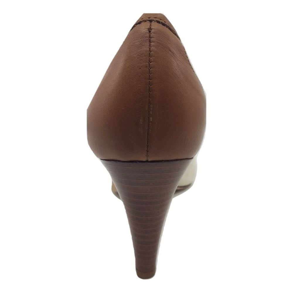 Onello Tessuto Beige Linen Amalfi Pumps