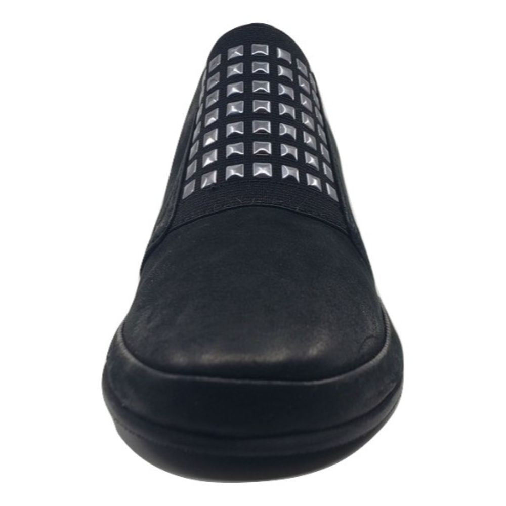 Gioia Black Leather Amalfi Shootie