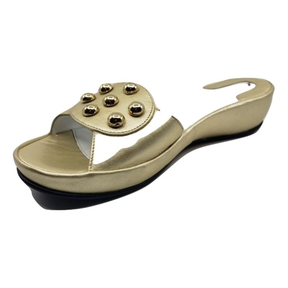 Bressa Platino Rocky Leather Amalfi Sandals