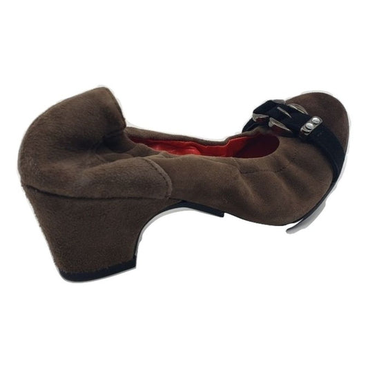 Pronta Fango Taupe Suede Amalfi Pumps