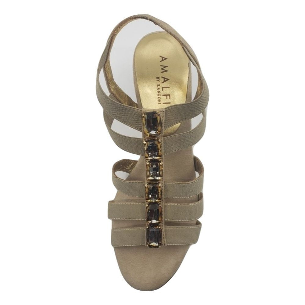 Enrica Tortora Suede Amalfi Sandals