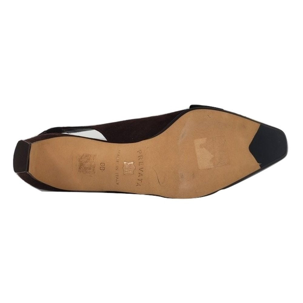 Samba Chocolate Suede Prevata Slingback Pumps
