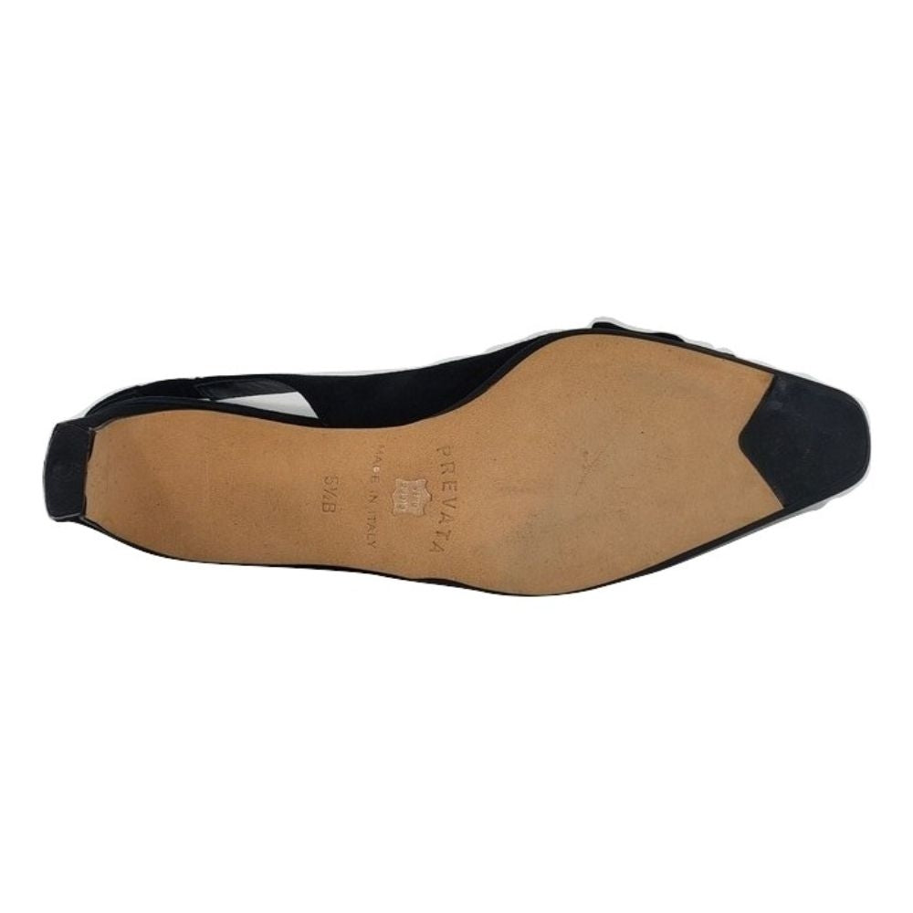 Samba Black Suede Prevata Slingback Pumps