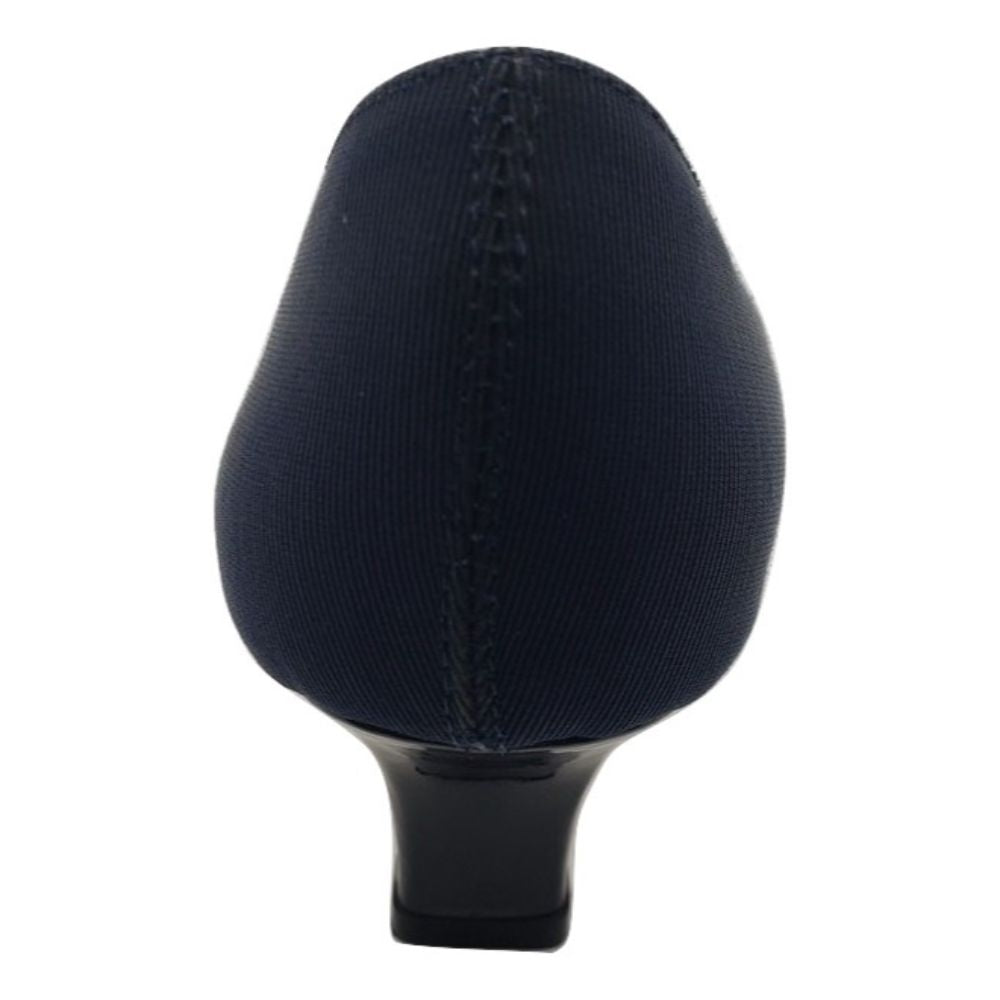 Dauphi Navy Fabric Prevata Pumps