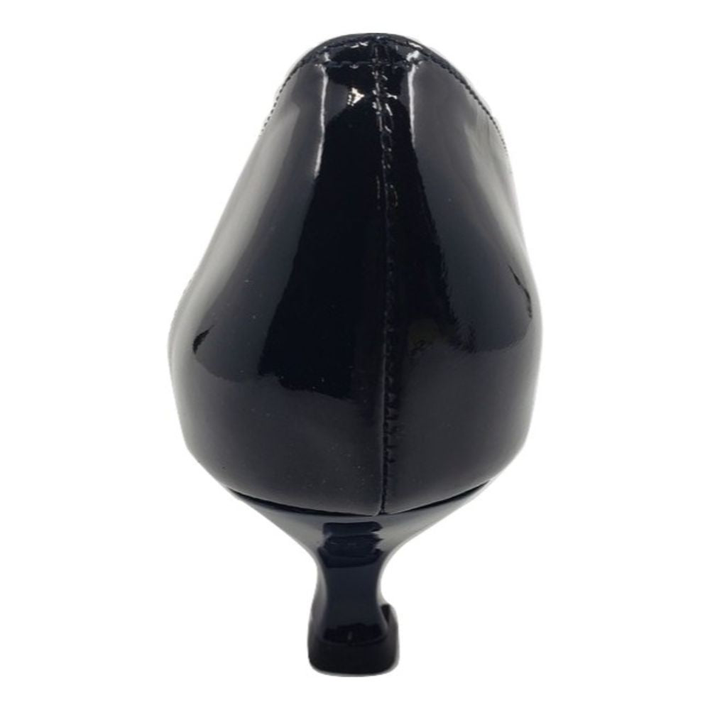 Dolphin Navy Patent and Fabric Prevata Pumps