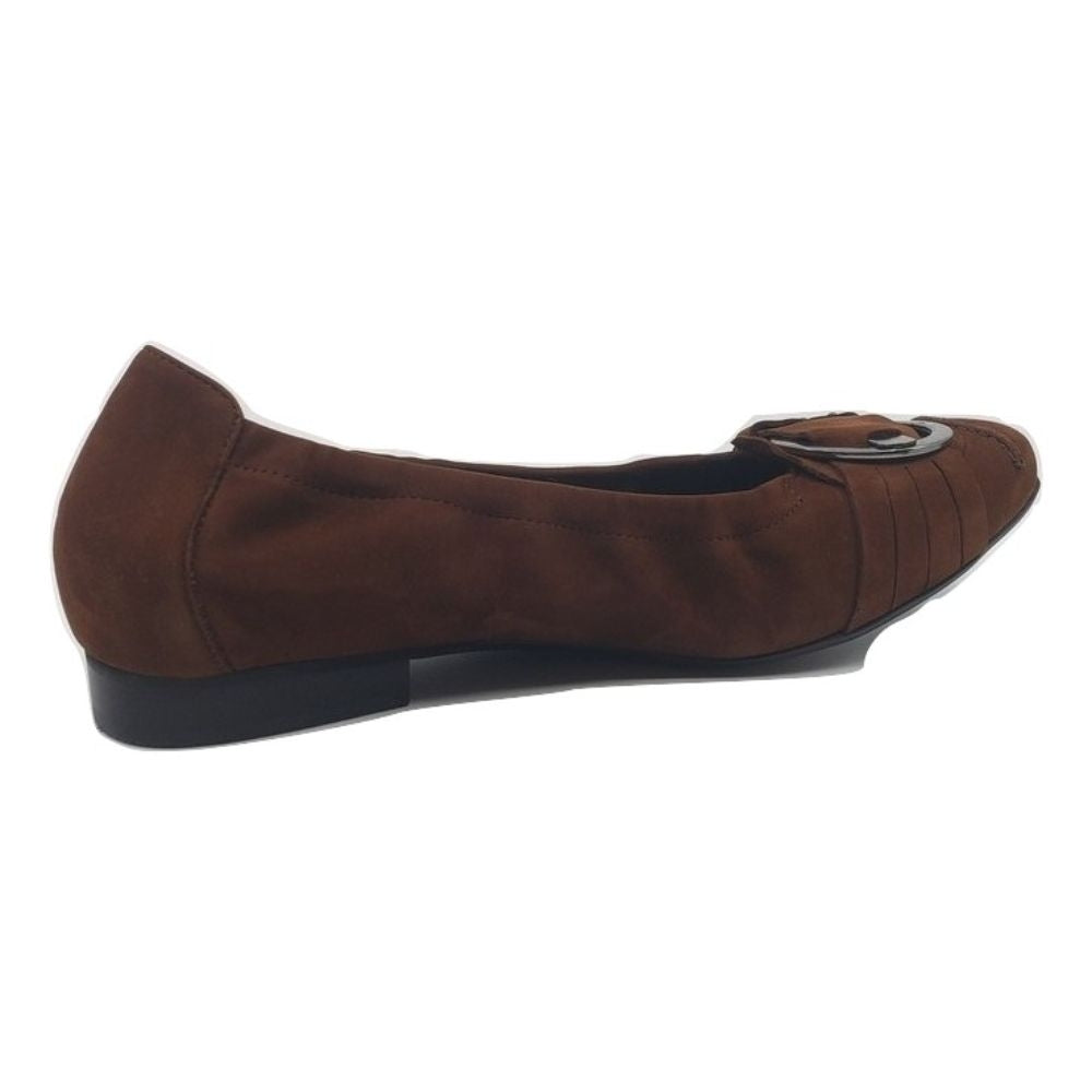 Denise Brandy Nubuck Semler Ballet Flats