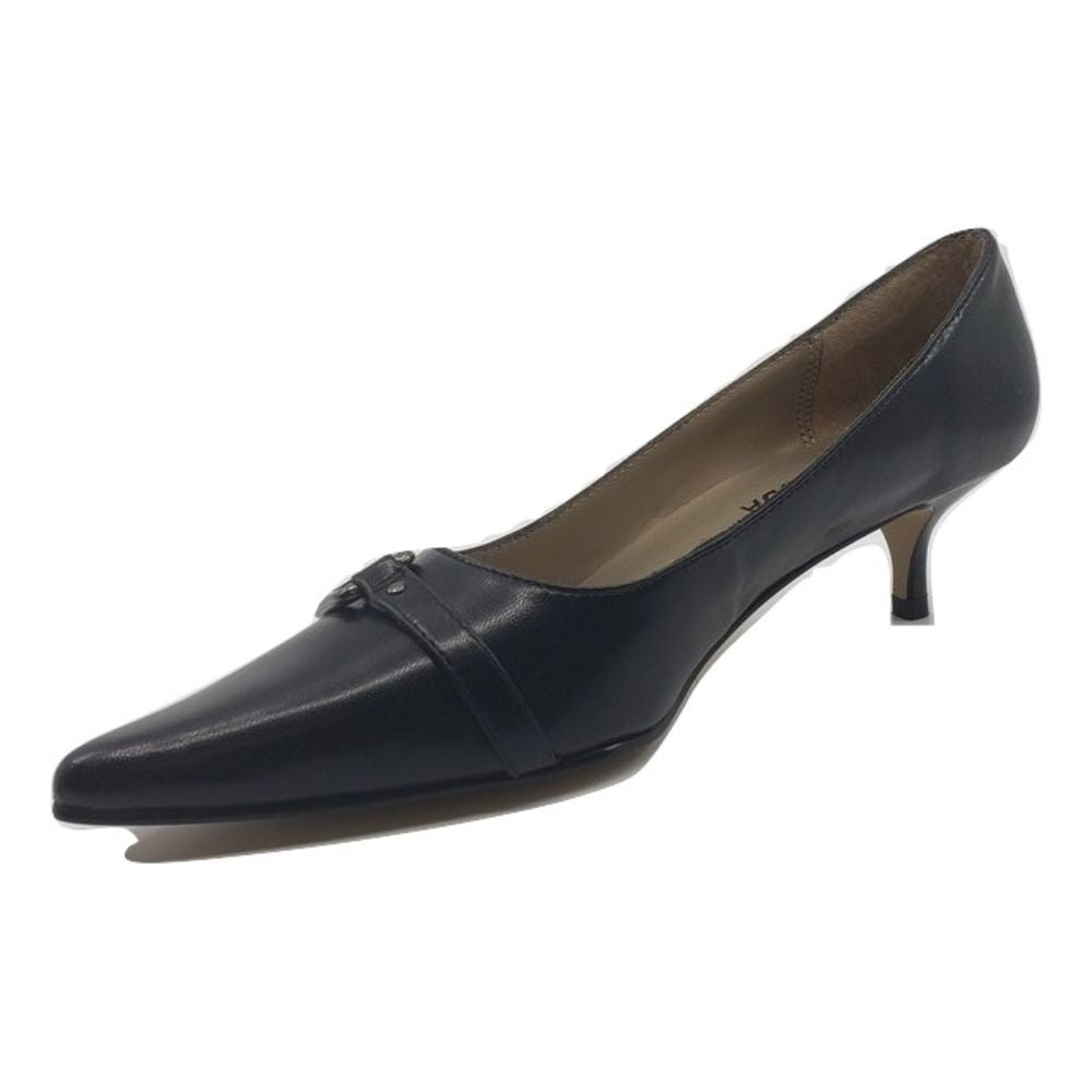 Maya Black Kid Skin Club Moda Pumps
