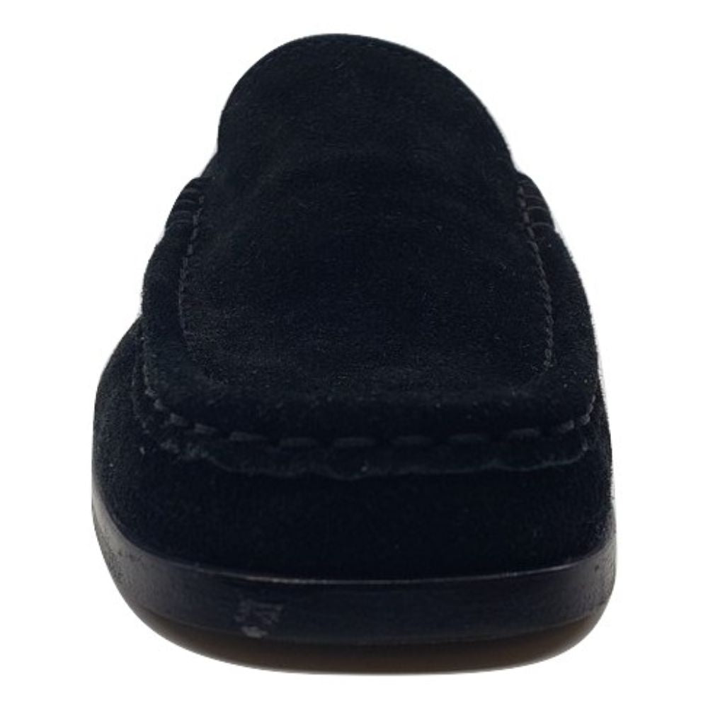 182502 Black Suede Loafer AGL Loafer Flats