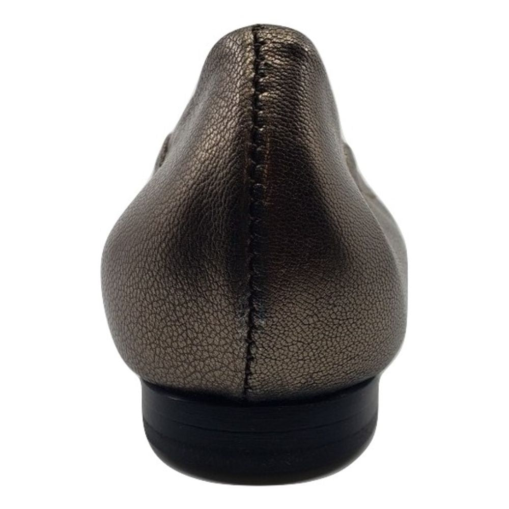 D558152 Black Moon Leather AGL Ballet Flats