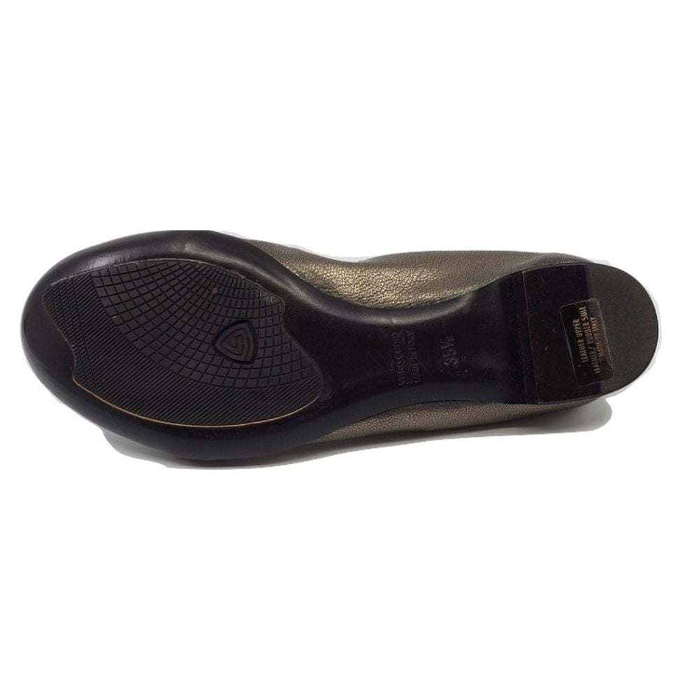 D558152 Black Moon Leather AGL Ballet Flats