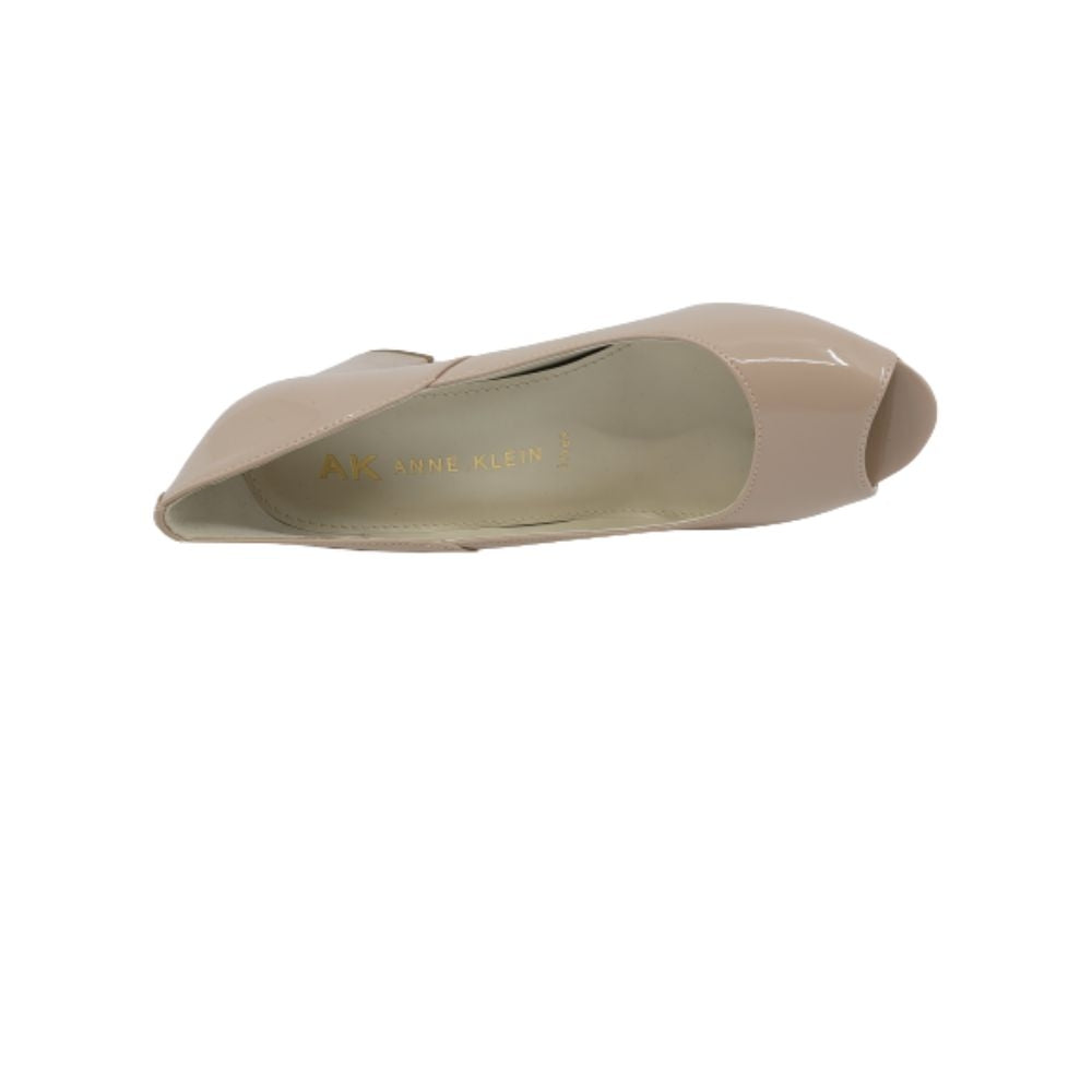 Maryjo Light Natural Patent Anne Klein Pumps