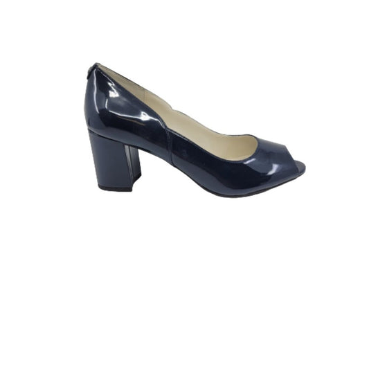 Maryjo Navy Patent Leather Anne Klein Pumps -7.5 M