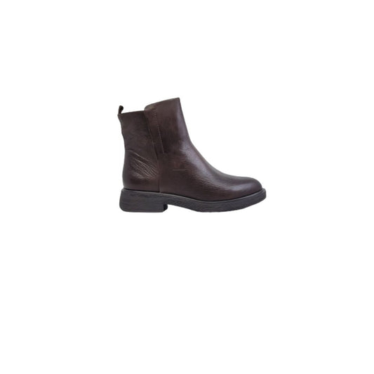 Beam Brown Leather Franco Sarto Ankle Boots