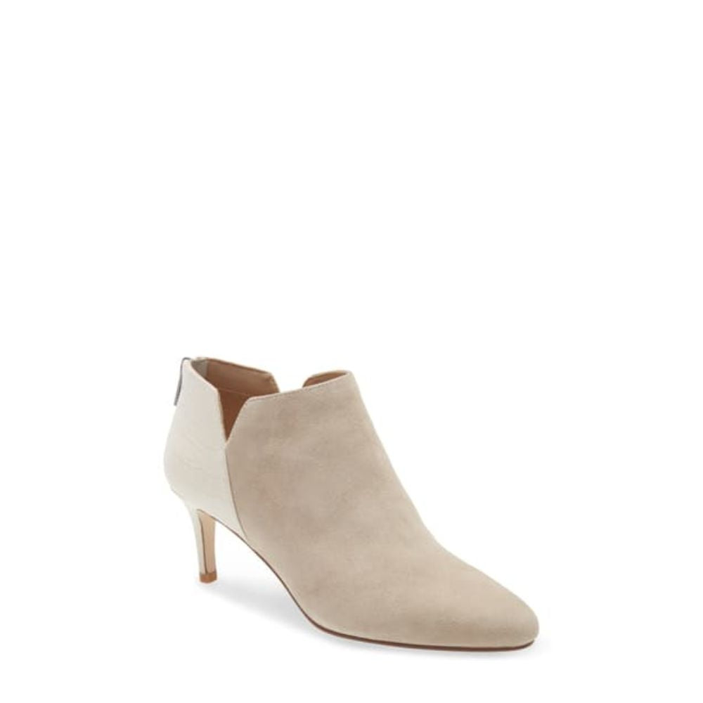 Yale Bone Suede Crocodile Print Pelle Moda Ankle Boots