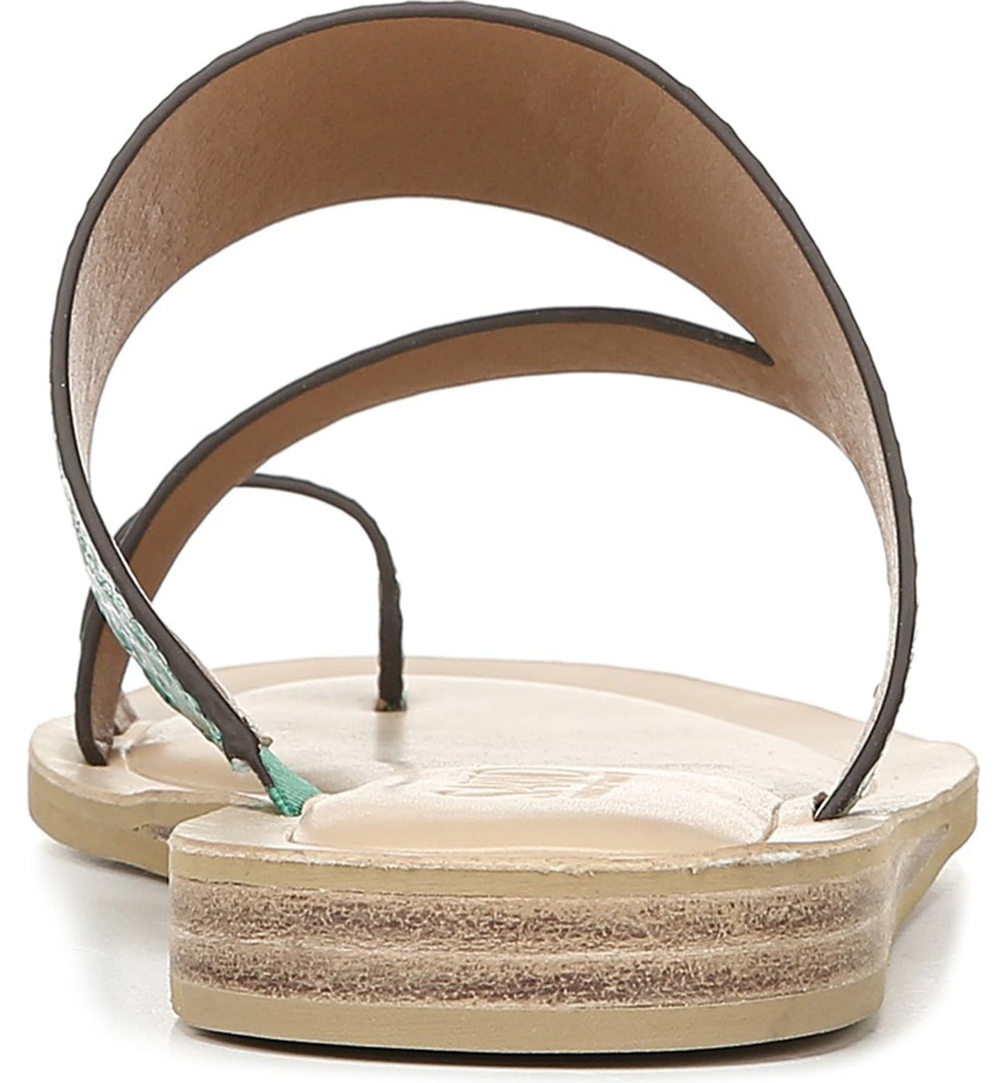 Leila Green Snake Franco Sarto Flat Sandal