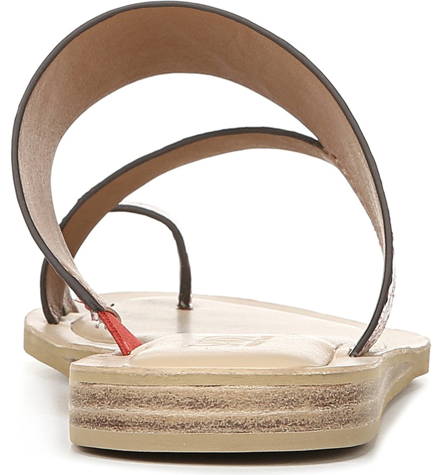 Leila Red Snake Franco Sarto Flat Sandal