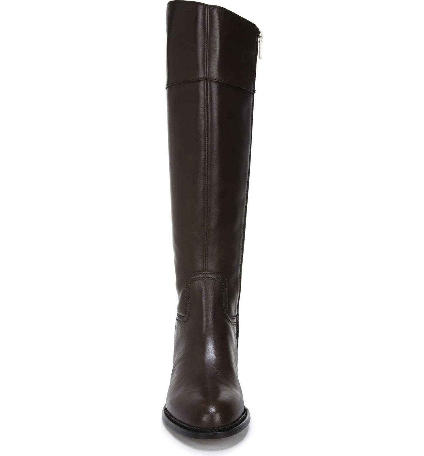Hudson WC Brown Leather Franco Sarto Wide Calf Boots