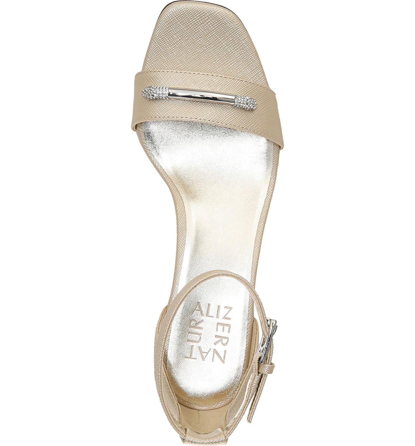 Zenia Light Gold Naturalizer Wedge Sandal