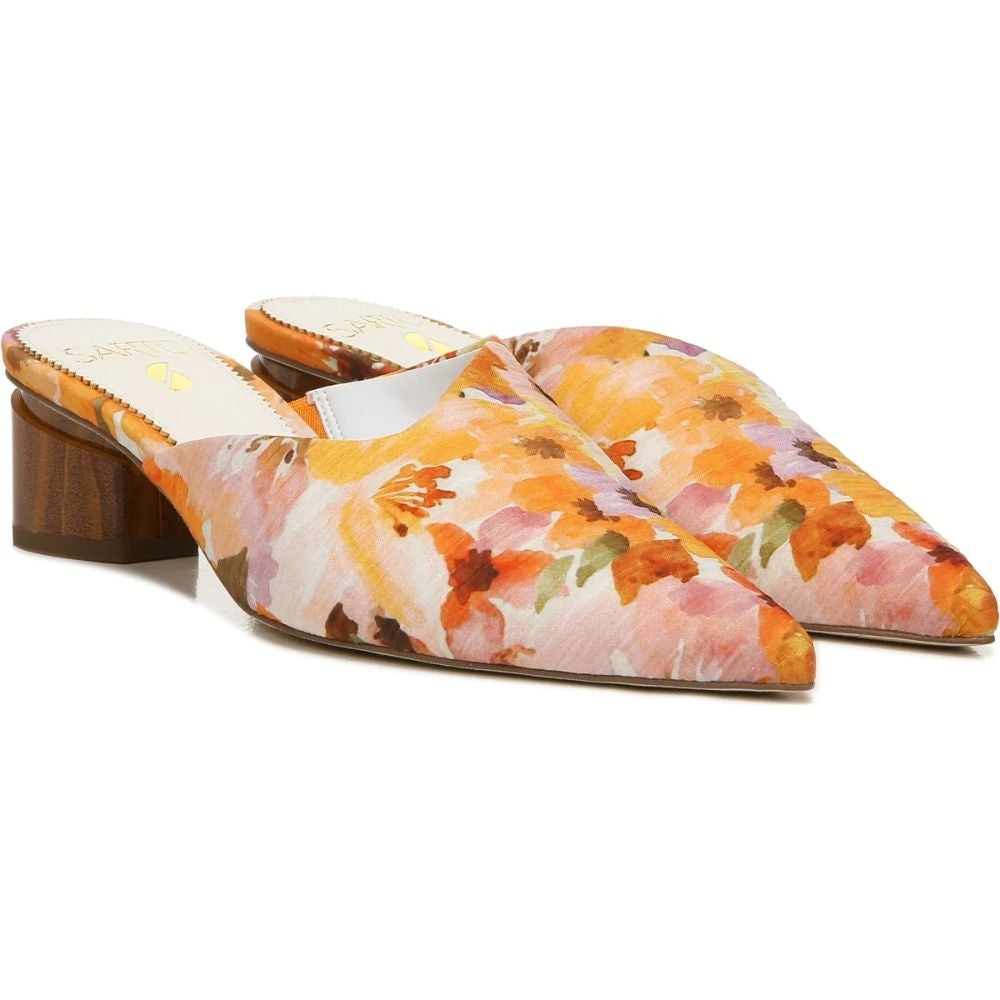 Visa Melon Fabric Franco Sarto Mules