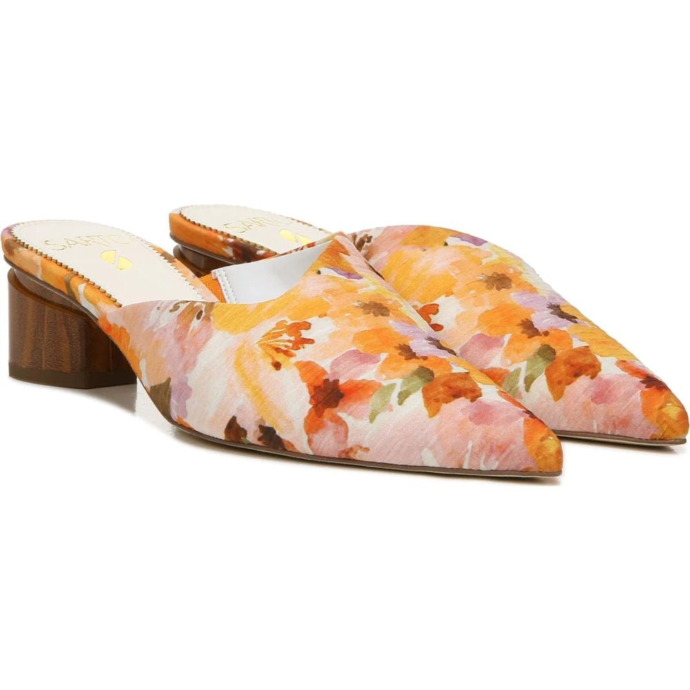 Visa Melon Fabric Franco Sarto Mules