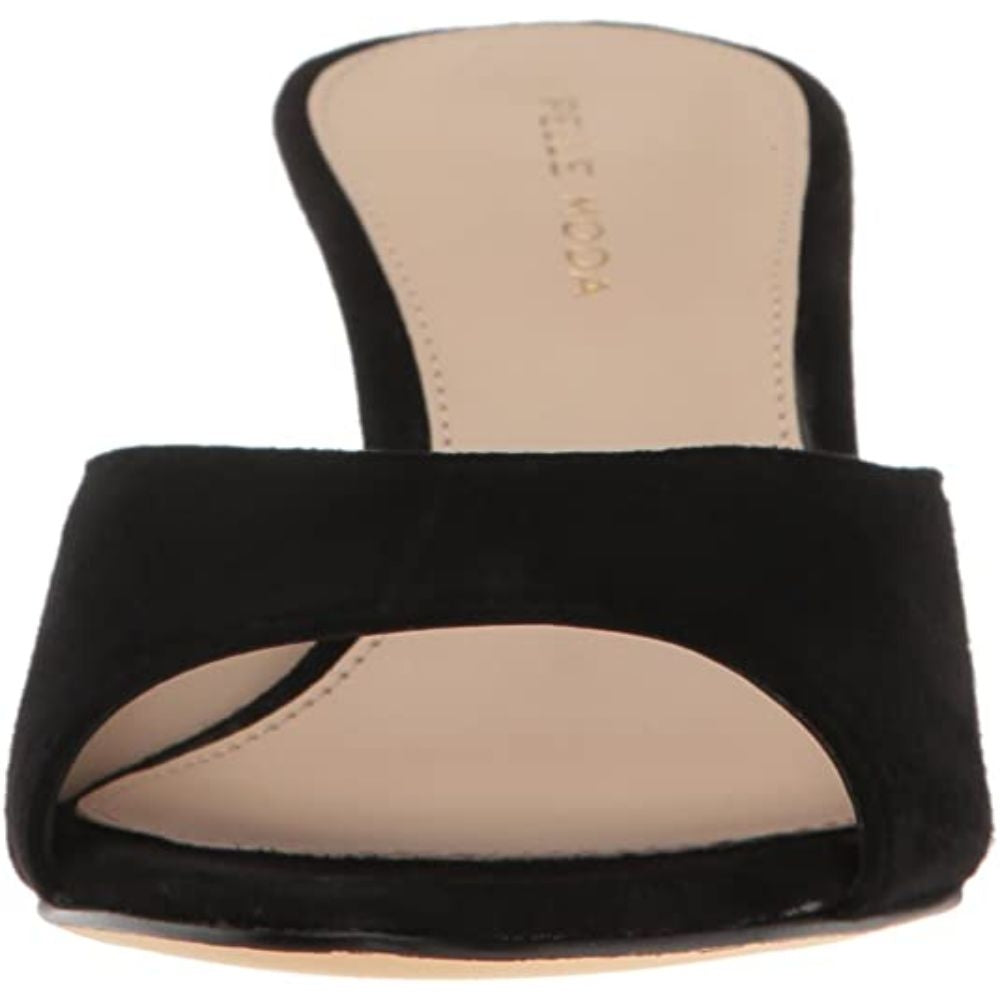 Bex Black Suede Pelle Moda Slide Sandals