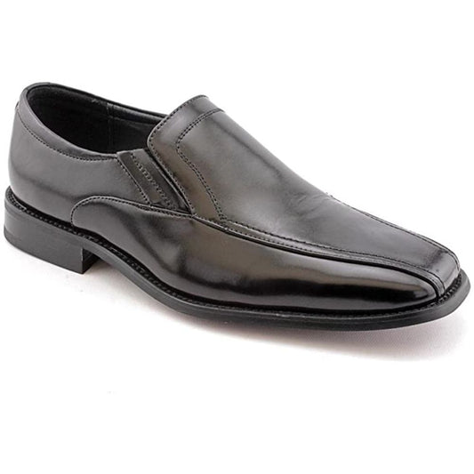 Farren Black Leather Stacy Adams Loafers