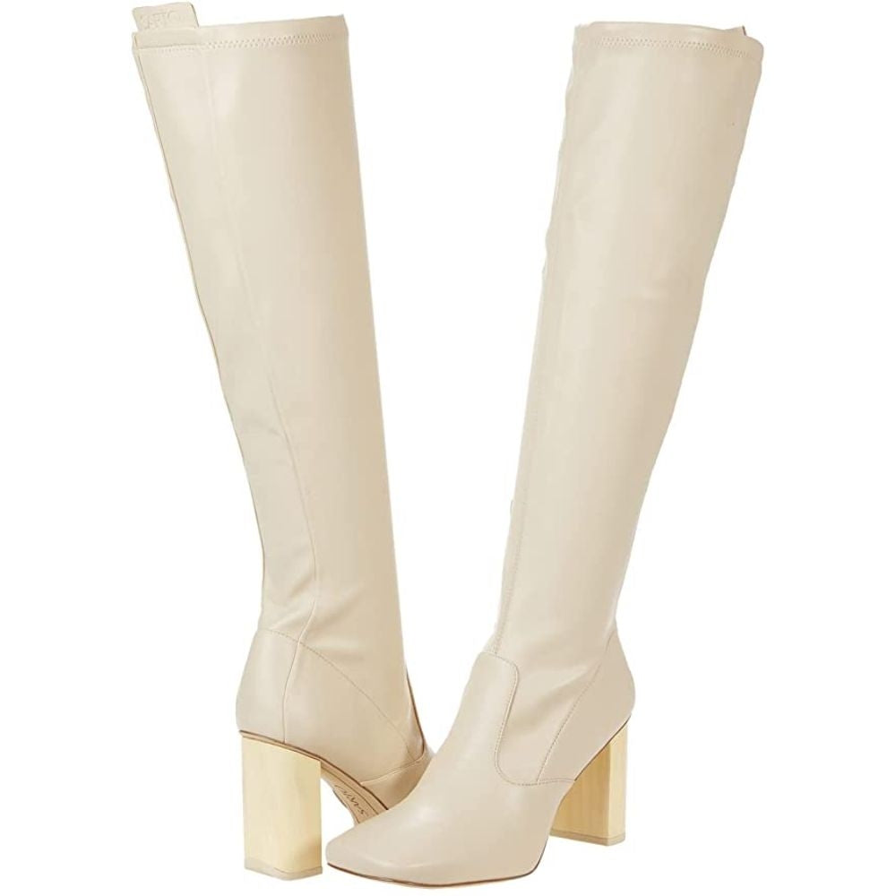 Borne Chiffon Putty Wide Calf Faux Leather Franco Sarto Boots