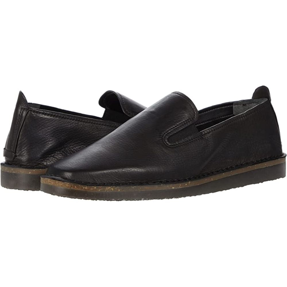 Ariga Black Leather Franco Sarto Flats