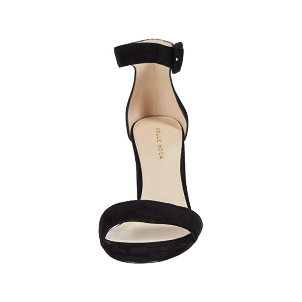 Zoey Black Suede Pelle Moda Sandals