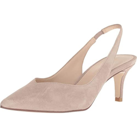 Kerstin Mushroom Suede Pelle Moda Slingback Pumps
