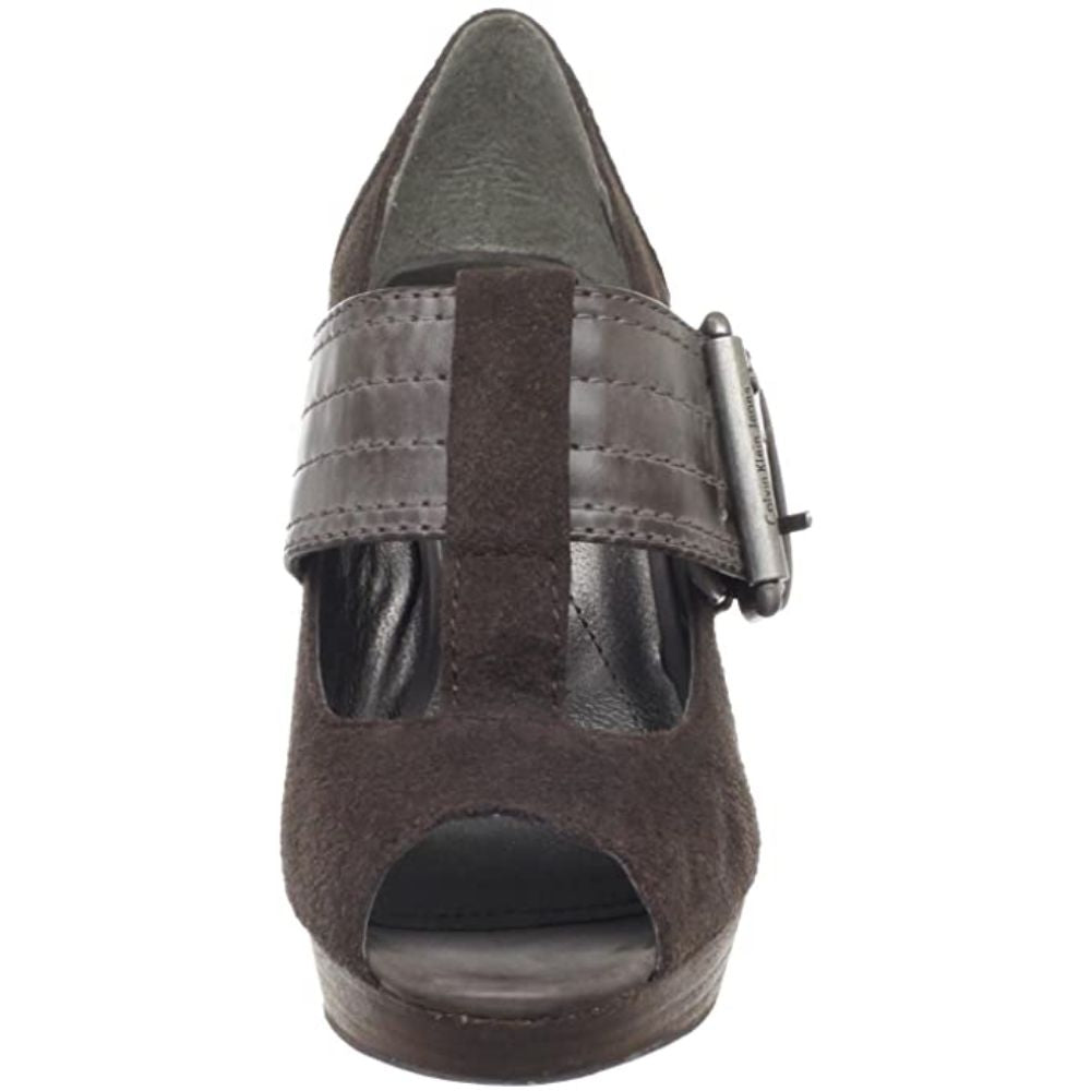 Pauline Dark Brown Suede Calvin Klein Jeans Pumps