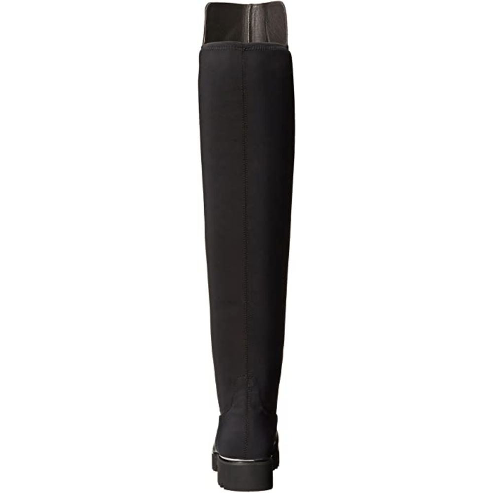 Roz Black Leather Donald Pliner Over The Knee Boots