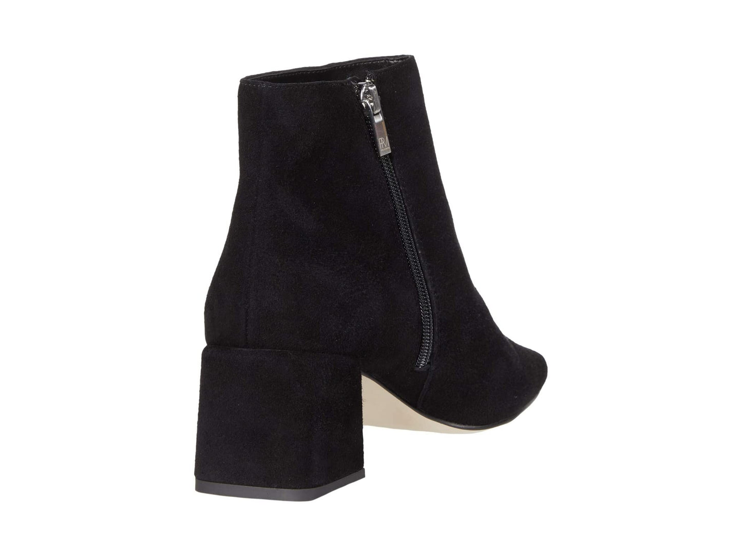 Aliya Black Suede Pelle Moda Ankle Boots