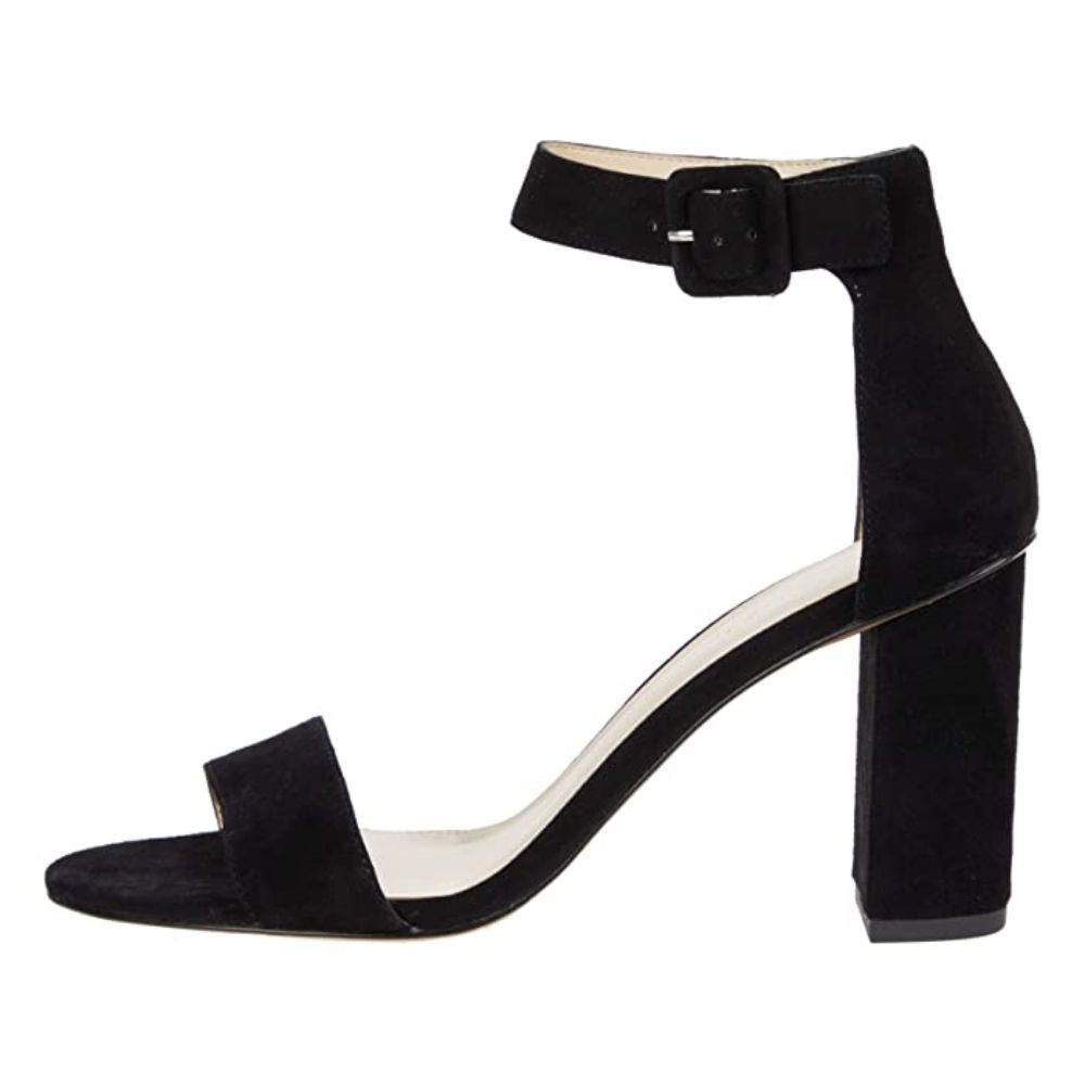 Zoey Black Suede Pelle Moda Sandals