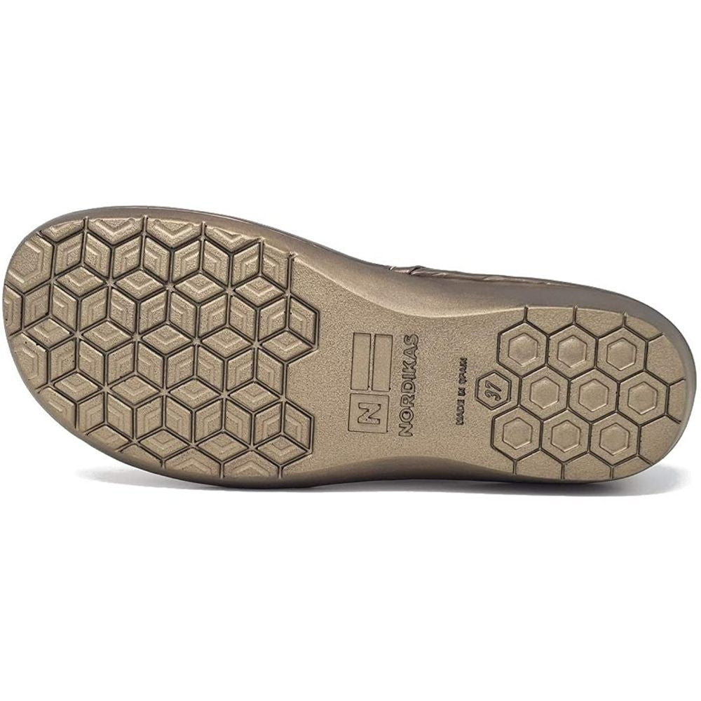 Afelpado Sand Mustard 304-80 Nordikas Comfy Slide Slippers