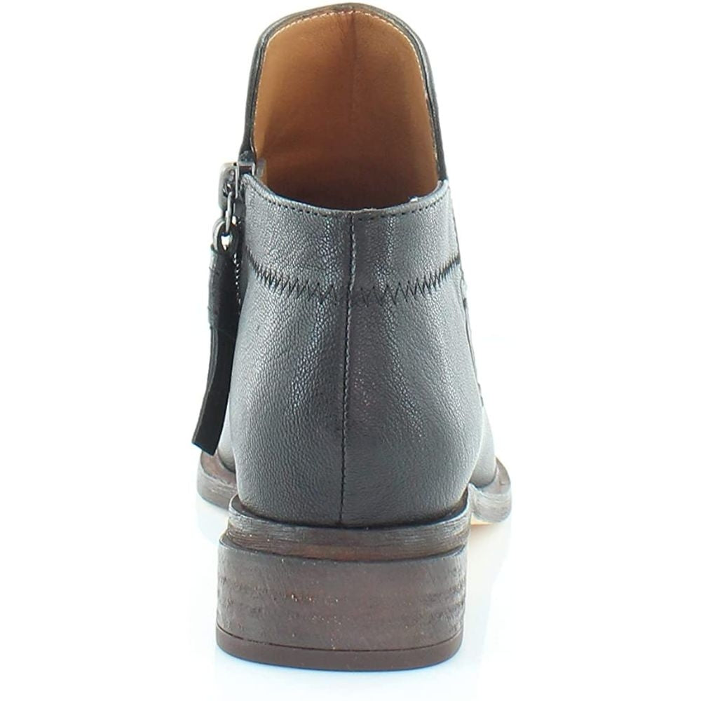 Napoli Black Leather Franco Sartio Ankle Boots