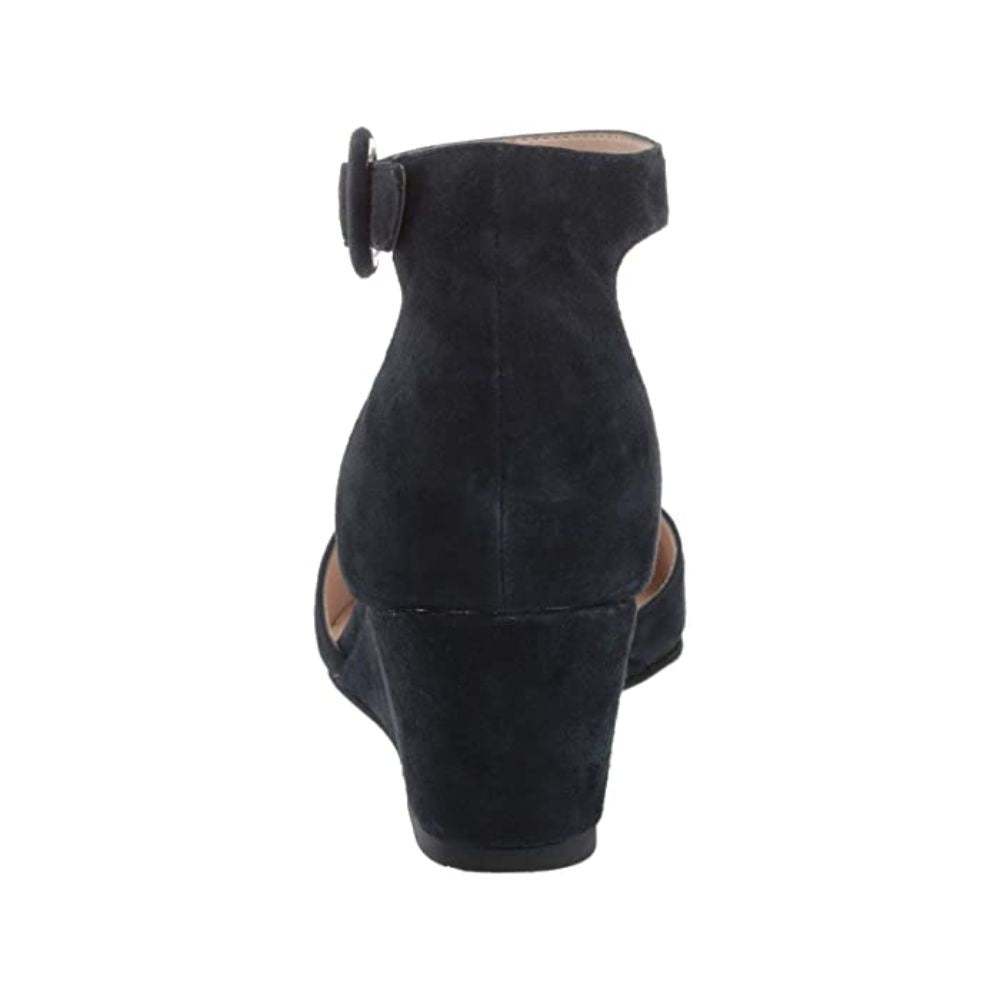 Kurtis Midnight Navy Suede Pelle Moda Ankle Strap Pumps