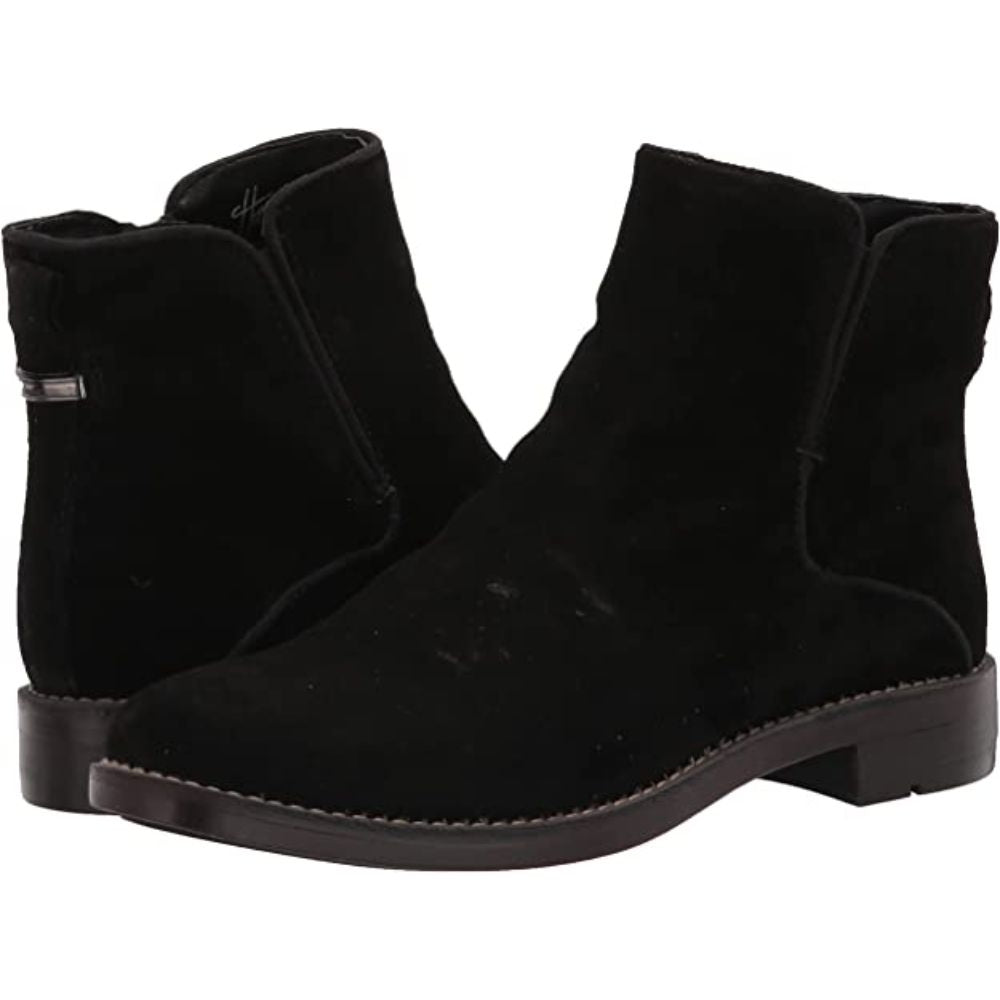 Marcus Black Suede Franco Sarto Ankle Boots
